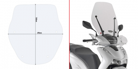 SUPER SOCO - Parbriz PIAGGIO SUNRA PIAGGIO ELECTRIC HONDA NIU SUPER SOCO Robo-S (21) MQI GT (21 - 25) CUX (21 - 23) (e) Piaggio 1 (21 - 23)