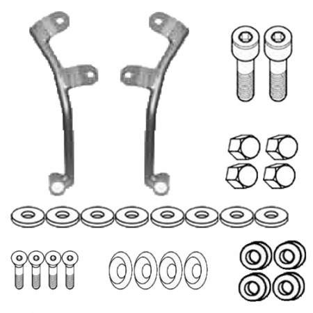 FZ6/FZ6 600 Fazer (04 - 06) - Kit fixare parbriz YAMAHA FZ6/FZ6 600 Fazer (04 - 06)        