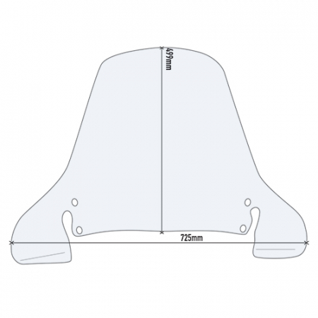 Model Moto - Parbriz PEUGEOT HONDA Foresight 250 (97 - 08) SV 250 (02) Pantheon 125-150 (98 - 02)     