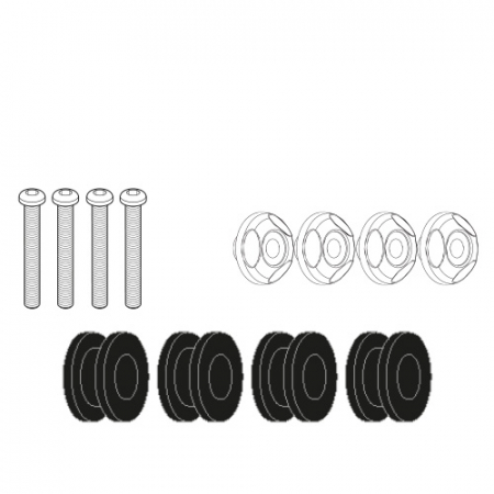 Kit fixare parbriz YAMAHA N-Max 125-155 (21 - 24)         [1]