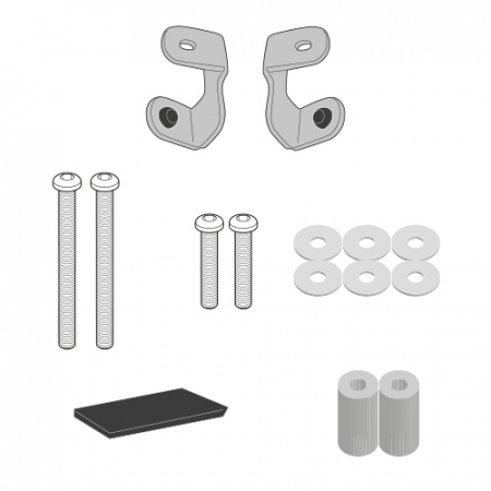 Model Moto - Kit fixare parbriz BMW C 400 X (19 - 24) C 400 X (25-26)       