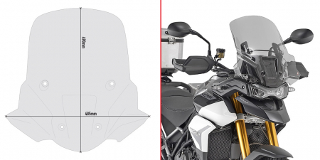 Tiger 900 (20 - 23) - Parbriz TRIUMPH Tiger 900 (24) Tiger 900 (20 - 23)       