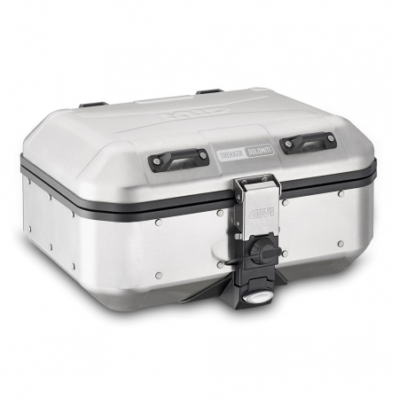 Topcase - Geanta aluminiu 30 litri,  Monokey se poate monta ca laterala sau topcase. Culoare argintiu.        