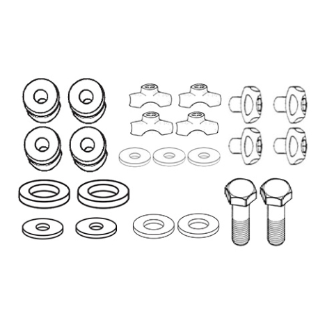 X-MAX 125-250 (10 - 13) - Kit fixare parbriz YAMAHA MBK X-MAX 125-250 (10 - 13) Skycruiser 125 (10 - 12)