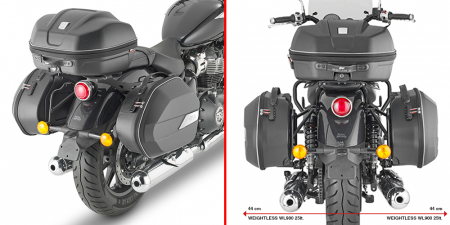 Model Moto - Suport genti laterale ROYAL ENFIELD Super Meteor 650 (23 - 24)        