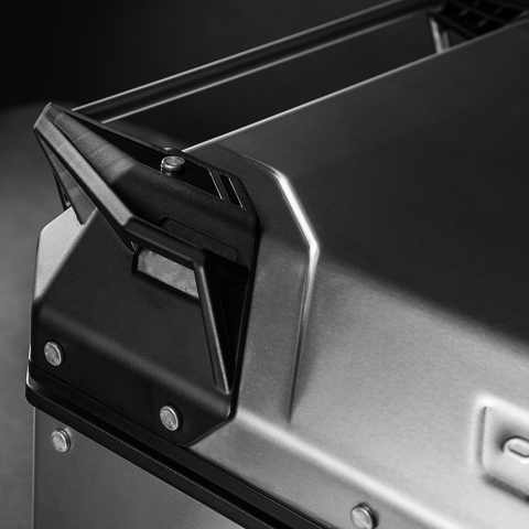 Geanta topcase moto Givi 42 litri, aluminiu, argintiu [2]