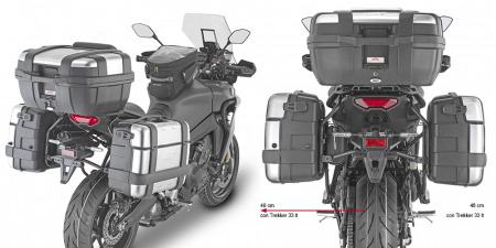 Model Moto - Suport genti laterale YAMAHA Tracer 9 / Tracer 9 GT / Tracer 9 GT+ (21 - 24)        