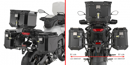 Model Moto - Suport genti laterale YAMAHA Tracer 9 / Tracer 9 GT / Tracer 9 GT+ (25 -26)        