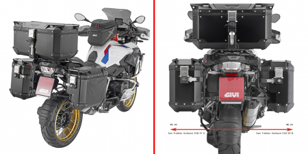 Model Moto - Suport genti laterale BMW R 1200 GS Adventure (14 - 18) R 1200 GS (13 - 18) R 1250 GS (19 - 23) R 1250 GS Adventure (19 - 24)     