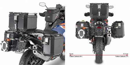 KTM - Suport genti laterale KTM 1290 Super Adventure S (21 - 24) 1290 Super Adventure R (21 - 24)       