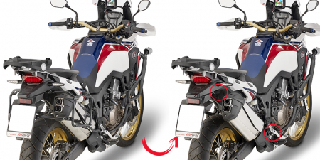 Model Moto - Suport genti laterale HONDA CRF1000L Africa Twin (16 - 17)        