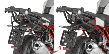 Model Moto - Suport genti laterale BMW R 1250 R (19 - 22) R 1200 RS (15 - 18) R 1250 RS (19 - 22) R 1200 R (15 - 18)     