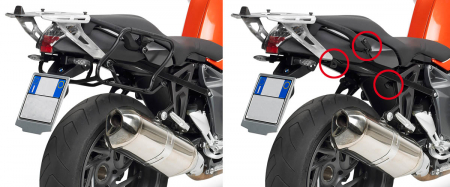 Model Moto - Suport genti laterale BMW K 1200 R (05 - 08) / K 1300 R (09 - 16)        