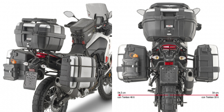 Model Moto - Suport genti laterale YAMAHA TENERE 700 (21 - 24) TENERE 700 WORLD RAID (22 - 23) TENERE 700 (19 - 20)      