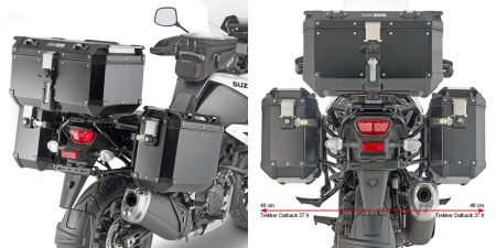 Model Moto - Suport genti laterale SUZUKI V-Strom 1050 DE (23) V-Strom 1050 (20 - 23) / V-Strom 1050 XT (20 - 23)       
