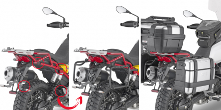 Moto Guzzi - Suport genti laterale MOTO GUZZI V85 TT (19 - 23)        