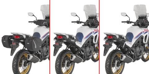 Model Moto - Suport genti laterale din material textil HONDA XL750 TRANSALP '25-26