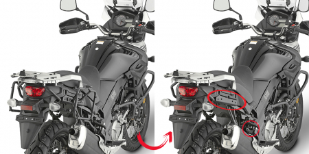 DL 650 V-Strom (17 - 24) - Suport genti laterale SUZUKI DL 650 V-Strom (17 - 24)        