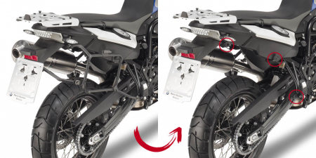 F 700 GS (13 - 17) - Suport genti laterale BMW F 650 GS / F 800 GS (08 - 17) F 700 GS (13 - 17)       