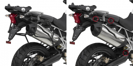 Tiger 800 / 800 XC / 800 XR (11 - 17) - Suport genti laterale TRIUMPH Tiger 800 / 800 XC / 800 XR (11 - 17)        