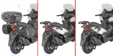 Forza 125 (23 - 26) - Suport genți laterale textil Honda Forza 125/350 (23-26)