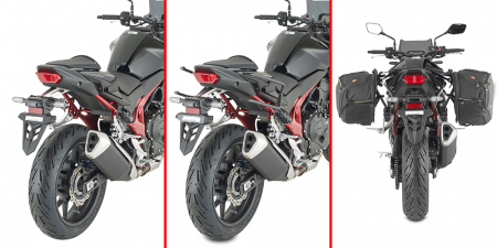 Model Moto - Suport genti laterale textil HONDA CB 500 (24) CB 750 Hornet (23)       