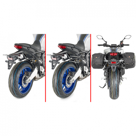 Model Moto - Suport genti laterale textil YAMAHA MT-09 / MT-09 SP (21 - 23)        