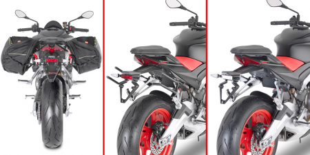 Model Moto - Suport genti laterale textil APRILIA Tuono 660 (21 - 23) RS 660 (21 - 23)       