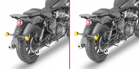 Model Moto - Suport genti laterale textil ROYAL ENFIELD Super Meteor 650 (23 - 24)        