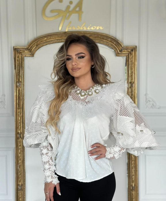 Cămașă tradițională White Love [3]