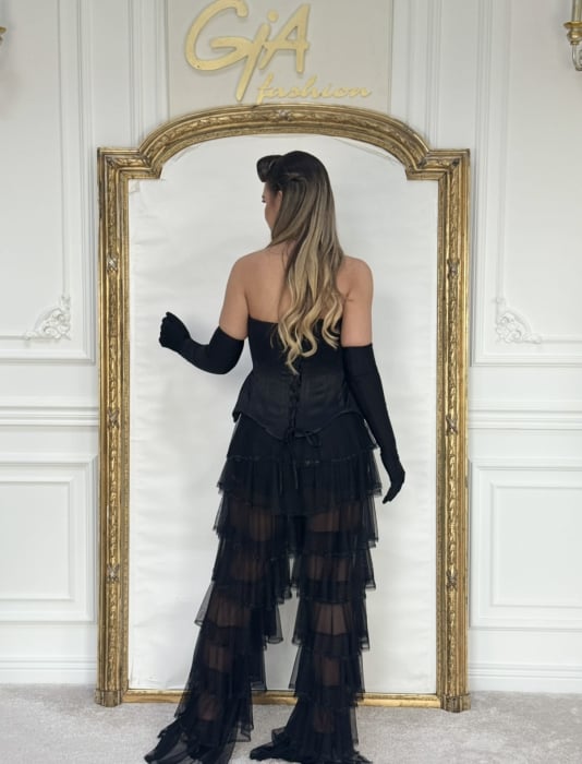Corset Rellia cu mănuși BLACK [8]