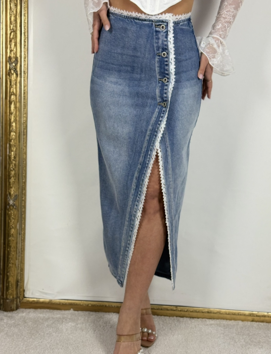 Fusta Denim Allia [5]