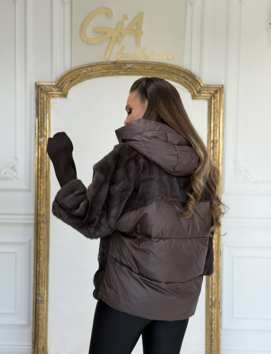 Geaca Arisia DarkBrown [6]