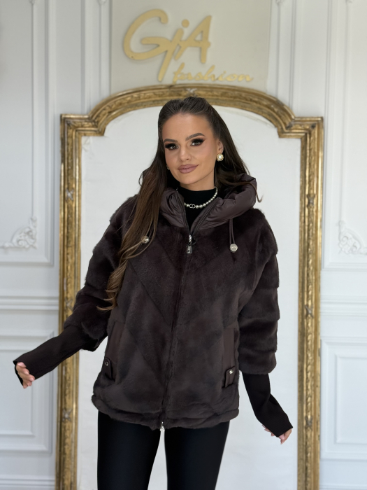 Geaca Arisia DarkBrown [2]