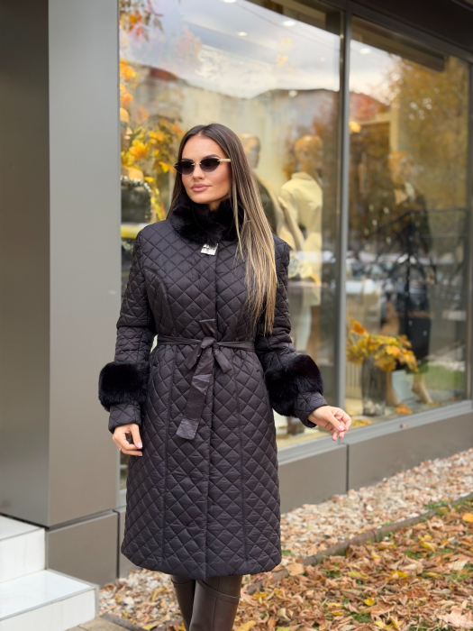 Geaca cu Blana Ecologica Adille [1]