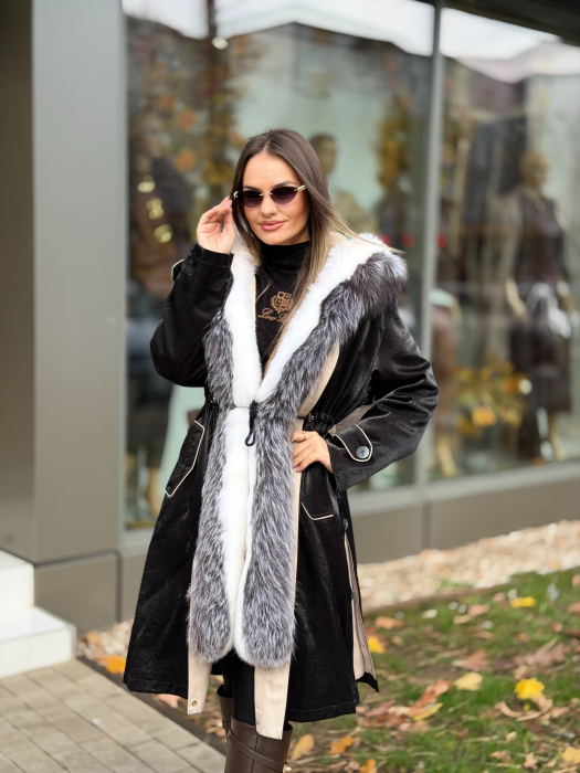 Geaca cu Blana Naturala Azelliza [4]