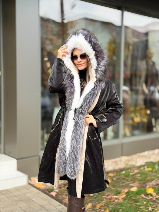 Geaca cu Blana Naturala Azelliza [3]