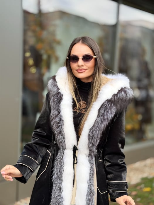 Geaca cu Blana Naturala Azelliza [5]