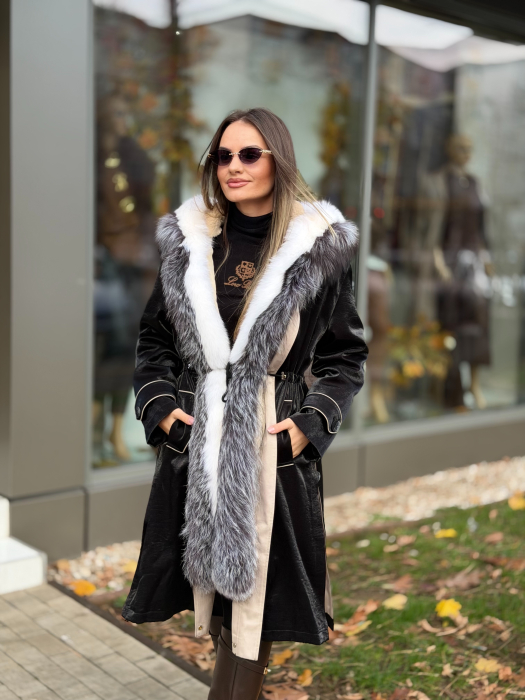 Geaca cu Blana Naturala Azelliza [1]