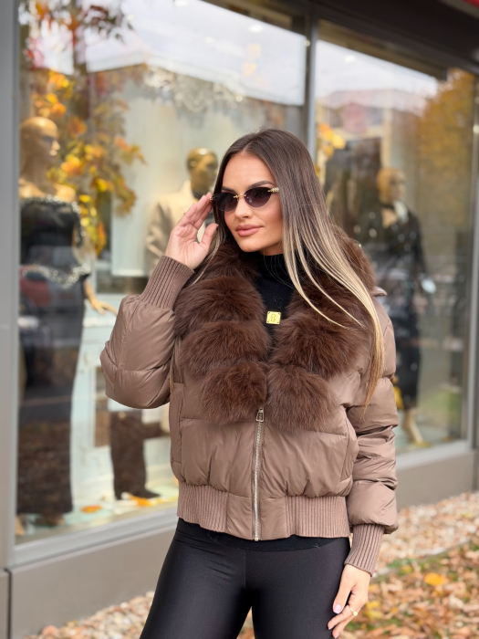 Geaca cu Blana Naturala Edellia [1]