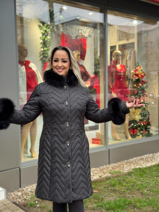 Geaca cu Blana Naturala Emira [2]