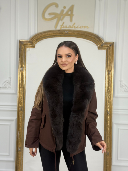 Geaca cu Blana Naturala Hellia [2]