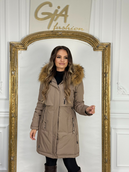 Geaca cu Blana Naturala Hellia [1]