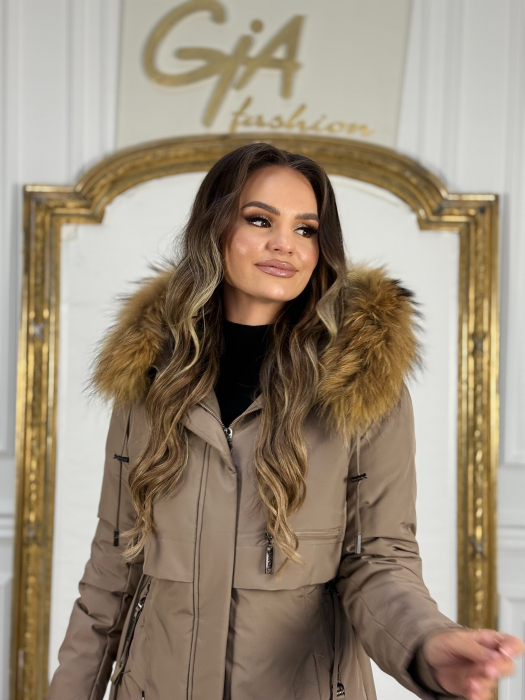 Geaca cu Blana Naturala Hellia [3]