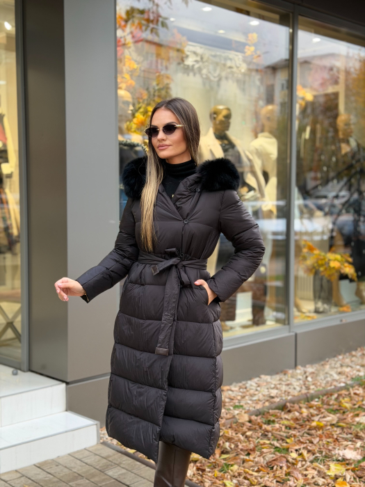 Geaca cu Blana Naturala Hemassy [4]