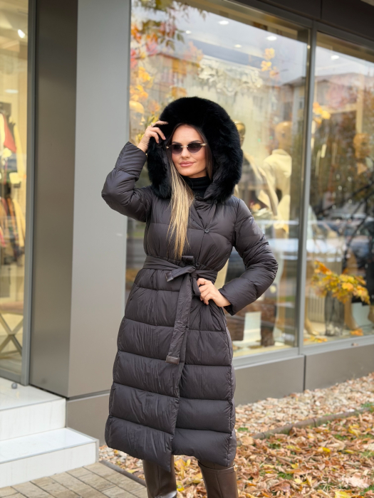 Geaca cu Blana Naturala Hemassy [5]