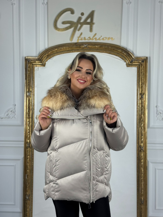 Geaca cu Blana Naturala Kamella [1]