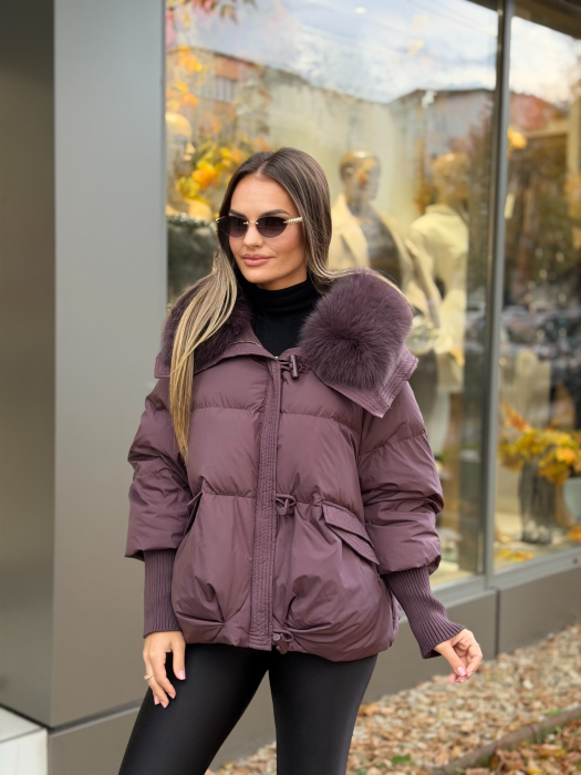 Geaca cu Blana Naturala Kavellia [1]