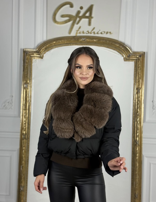 Geaca cu Blana Naturala Massia [5]