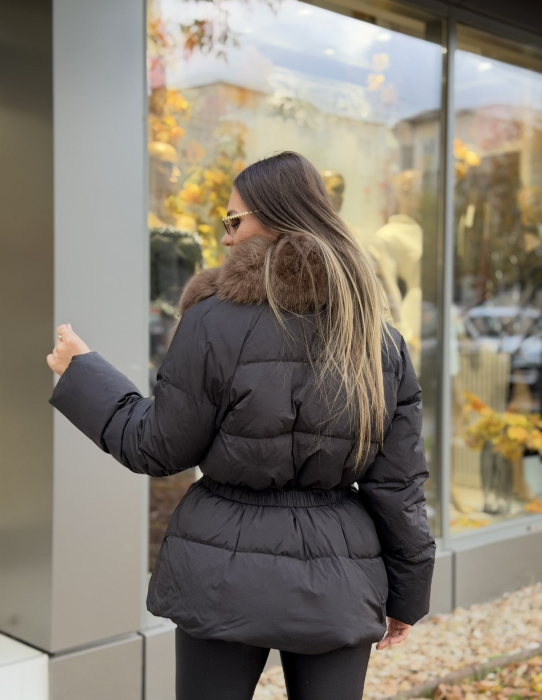 Geaca cu Blana Naturala Tazilla [5]